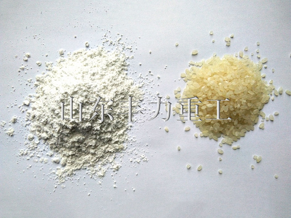 大米粉碎后对比